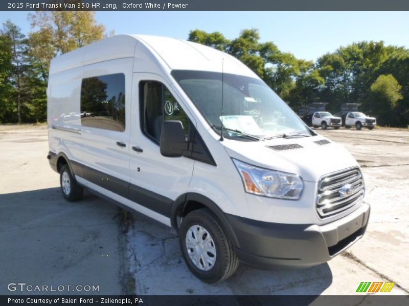 Front 3/4 View of 2015 Transit Van 350 HR Long