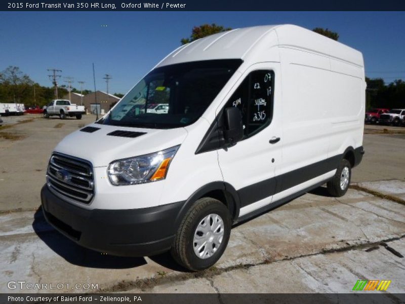 Front 3/4 View of 2015 Transit Van 350 HR Long