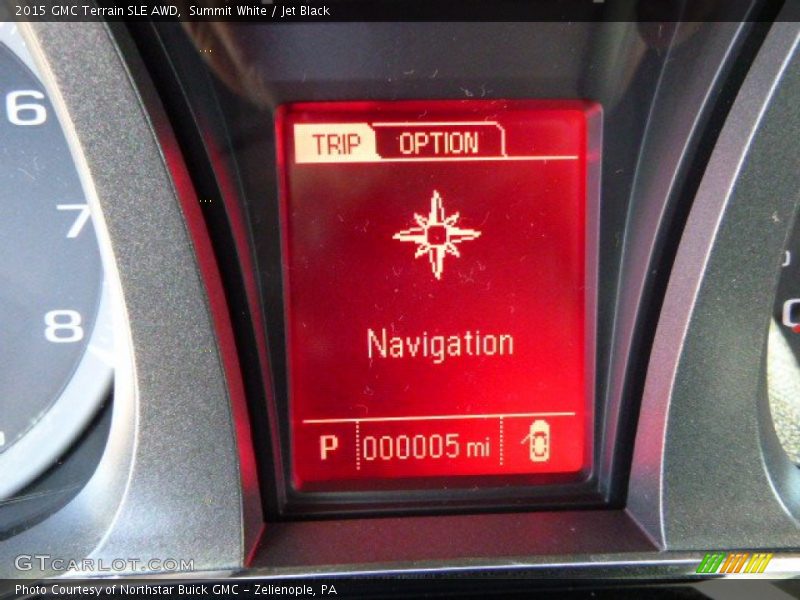 Summit White / Jet Black 2015 GMC Terrain SLE AWD
