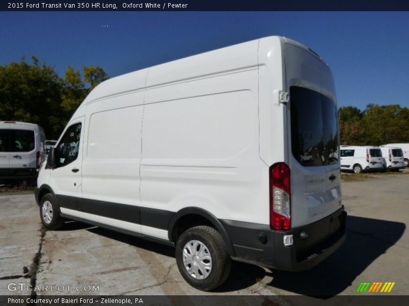  2015 Transit Van 350 HR Long Oxford White