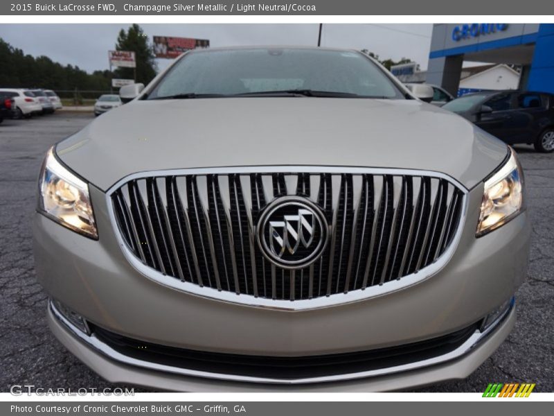 Champagne Silver Metallic / Light Neutral/Cocoa 2015 Buick LaCrosse FWD