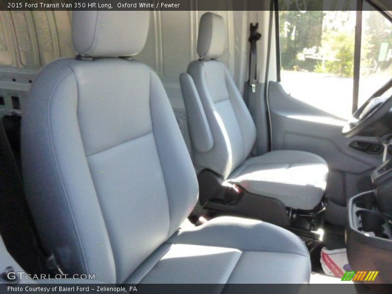 Front Seat of 2015 Transit Van 350 HR Long