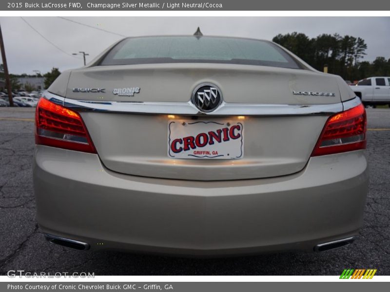 Champagne Silver Metallic / Light Neutral/Cocoa 2015 Buick LaCrosse FWD