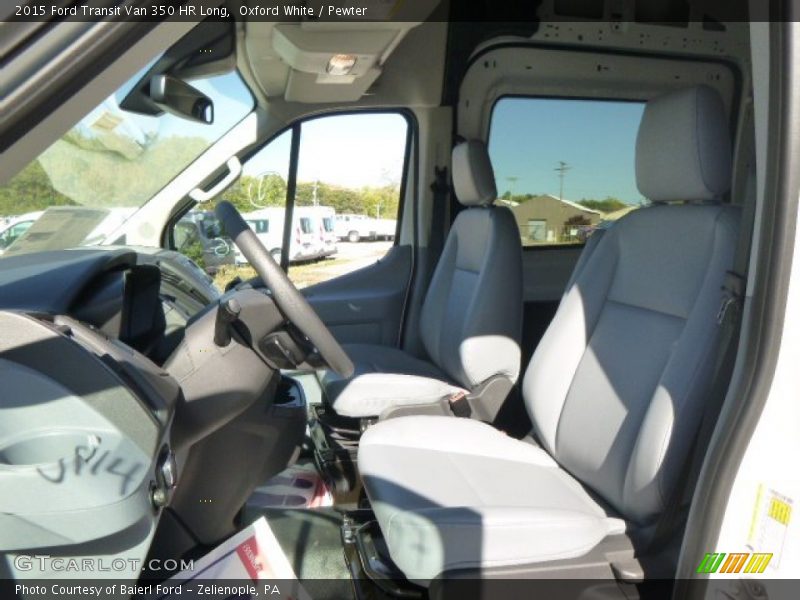 Front Seat of 2015 Transit Van 350 HR Long