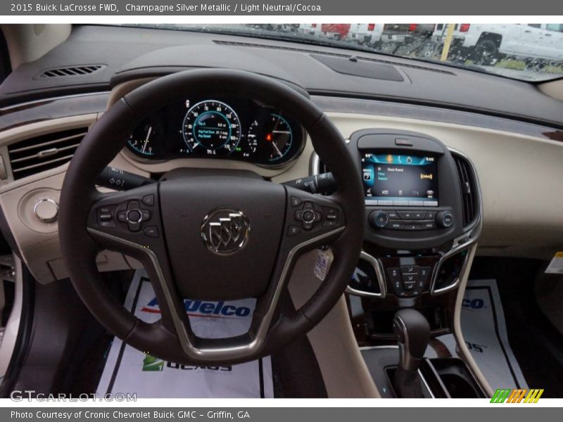 Champagne Silver Metallic / Light Neutral/Cocoa 2015 Buick LaCrosse FWD