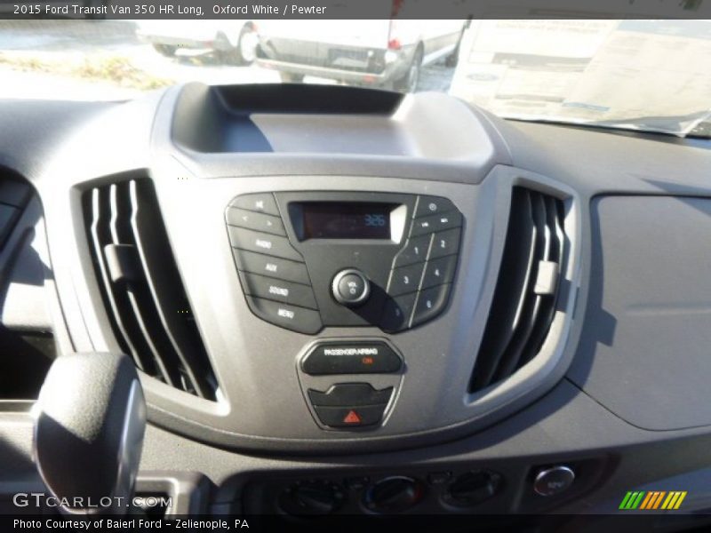 Controls of 2015 Transit Van 350 HR Long