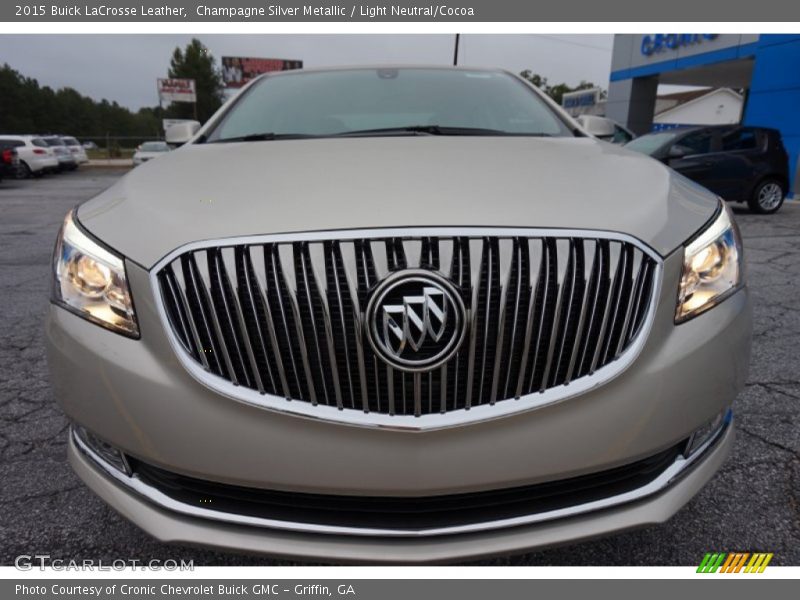 Champagne Silver Metallic / Light Neutral/Cocoa 2015 Buick LaCrosse Leather