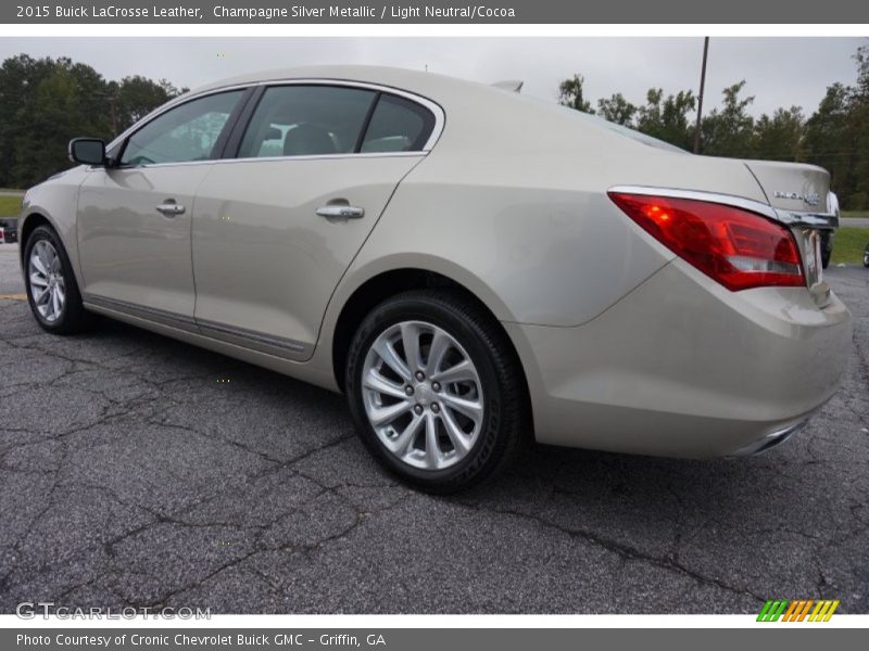 Champagne Silver Metallic / Light Neutral/Cocoa 2015 Buick LaCrosse Leather