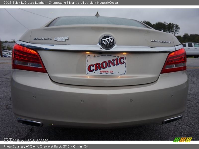 Champagne Silver Metallic / Light Neutral/Cocoa 2015 Buick LaCrosse Leather
