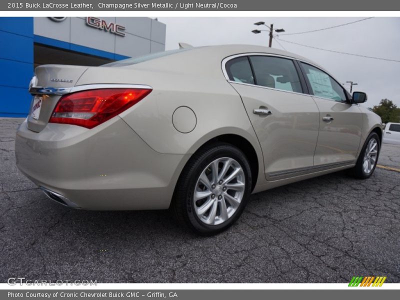 Champagne Silver Metallic / Light Neutral/Cocoa 2015 Buick LaCrosse Leather