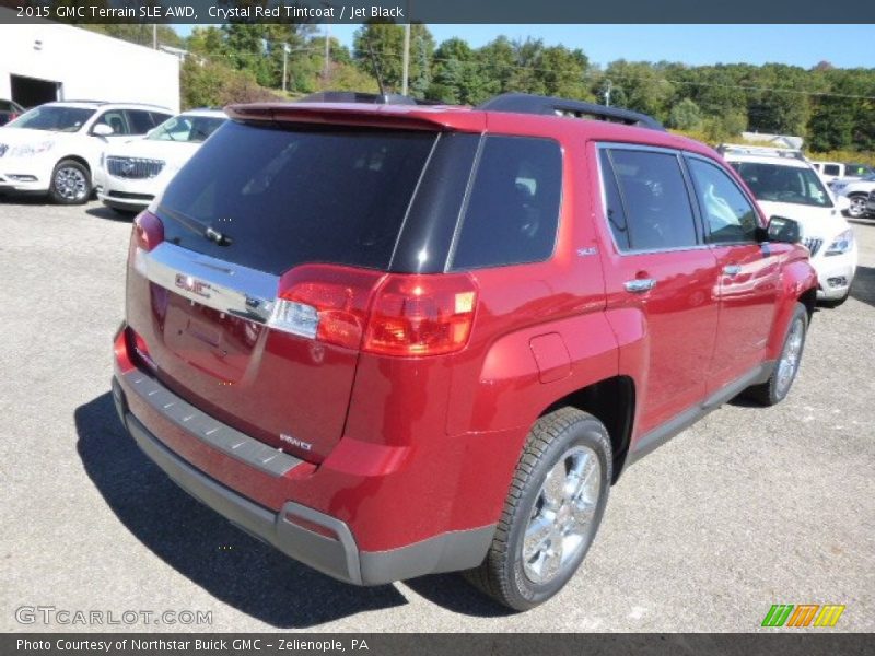 Crystal Red Tintcoat / Jet Black 2015 GMC Terrain SLE AWD