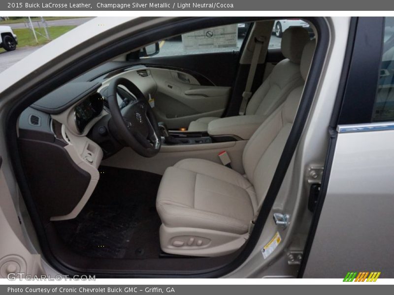 Champagne Silver Metallic / Light Neutral/Cocoa 2015 Buick LaCrosse Leather