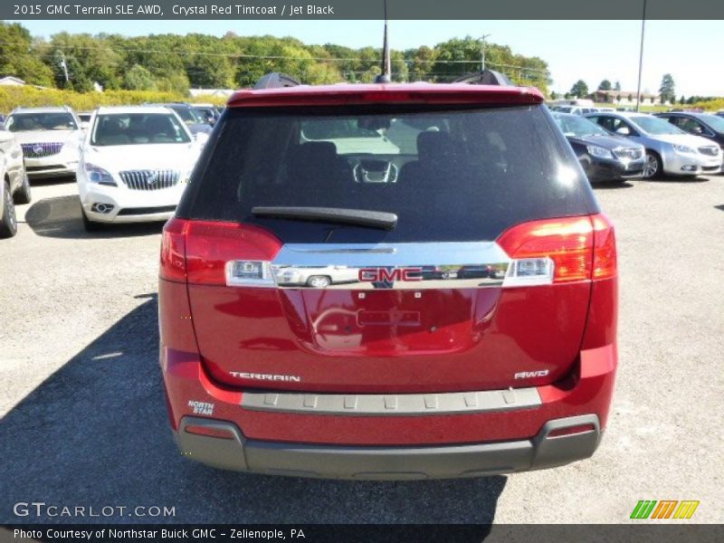 Crystal Red Tintcoat / Jet Black 2015 GMC Terrain SLE AWD