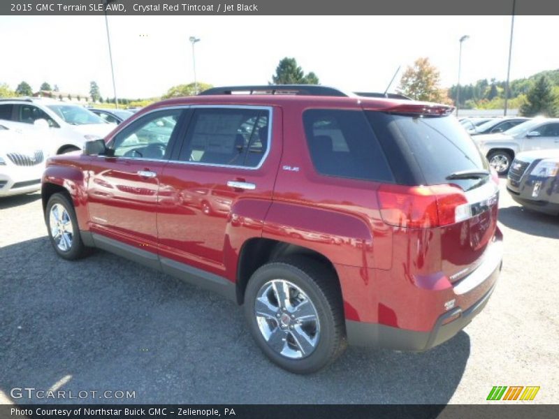 Crystal Red Tintcoat / Jet Black 2015 GMC Terrain SLE AWD