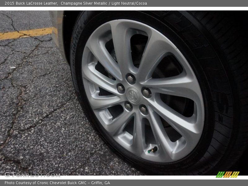 Champagne Silver Metallic / Light Neutral/Cocoa 2015 Buick LaCrosse Leather