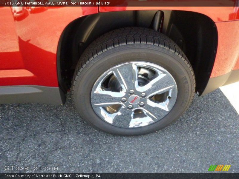Crystal Red Tintcoat / Jet Black 2015 GMC Terrain SLE AWD