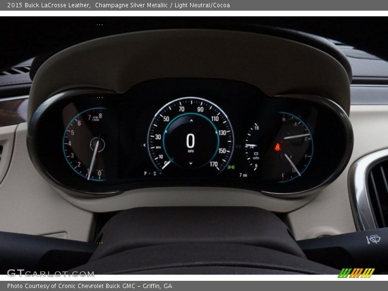 Champagne Silver Metallic / Light Neutral/Cocoa 2015 Buick LaCrosse Leather