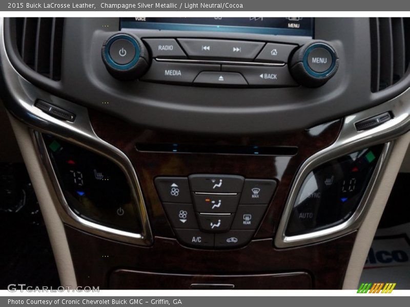 Champagne Silver Metallic / Light Neutral/Cocoa 2015 Buick LaCrosse Leather
