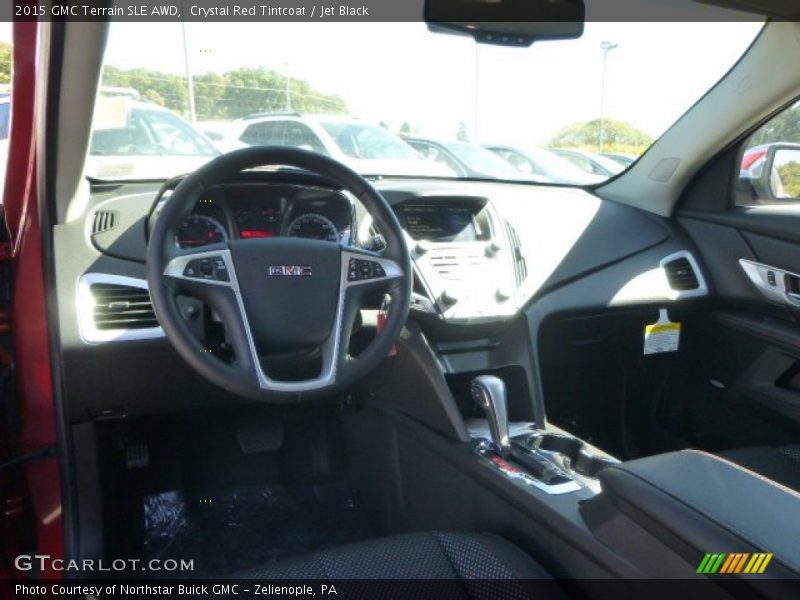Crystal Red Tintcoat / Jet Black 2015 GMC Terrain SLE AWD