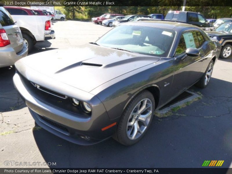 Granite Crystal Metallic / Black 2015 Dodge Challenger SXT Plus