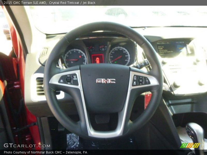 Crystal Red Tintcoat / Jet Black 2015 GMC Terrain SLE AWD