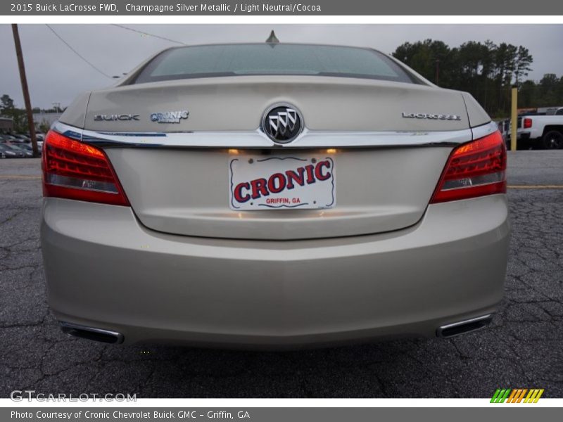 Champagne Silver Metallic / Light Neutral/Cocoa 2015 Buick LaCrosse FWD