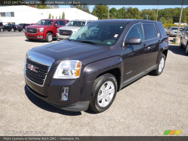 Iridium Metallic / Jet Black 2015 GMC Terrain SLE AWD