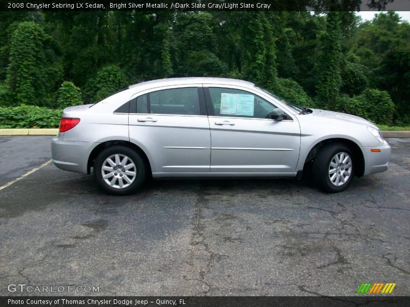 Bright Silver Metallic / Dark Slate Gray/Light Slate Gray 2008 Chrysler Sebring LX Sedan