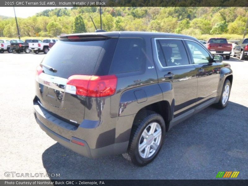 Iridium Metallic / Jet Black 2015 GMC Terrain SLE AWD
