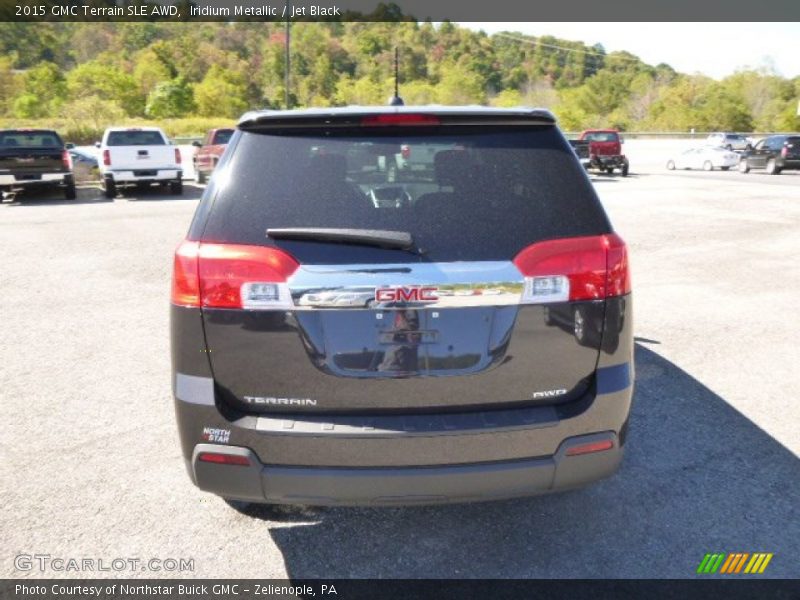 Iridium Metallic / Jet Black 2015 GMC Terrain SLE AWD