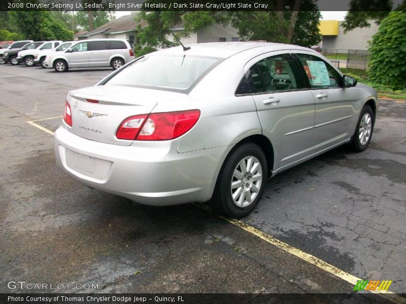 Bright Silver Metallic / Dark Slate Gray/Light Slate Gray 2008 Chrysler Sebring LX Sedan