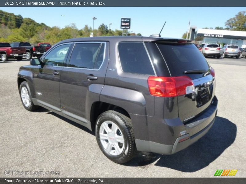 Iridium Metallic / Jet Black 2015 GMC Terrain SLE AWD