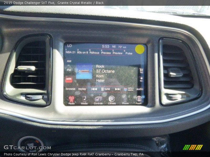 Granite Crystal Metallic / Black 2015 Dodge Challenger SXT Plus