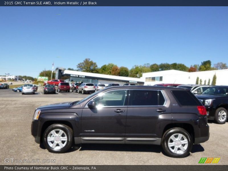 Iridium Metallic / Jet Black 2015 GMC Terrain SLE AWD