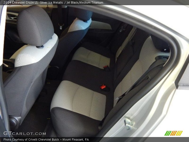 Silver Ice Metallic / Jet Black/Medium Titanium 2014 Chevrolet Cruze LS
