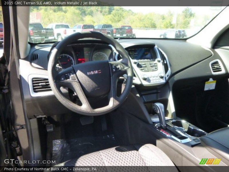Iridium Metallic / Jet Black 2015 GMC Terrain SLE AWD