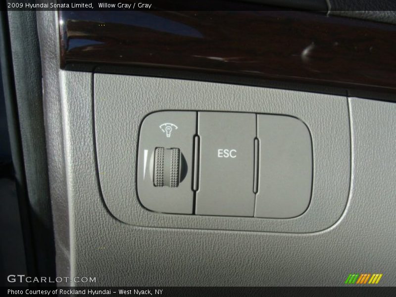 Willow Gray / Gray 2009 Hyundai Sonata Limited