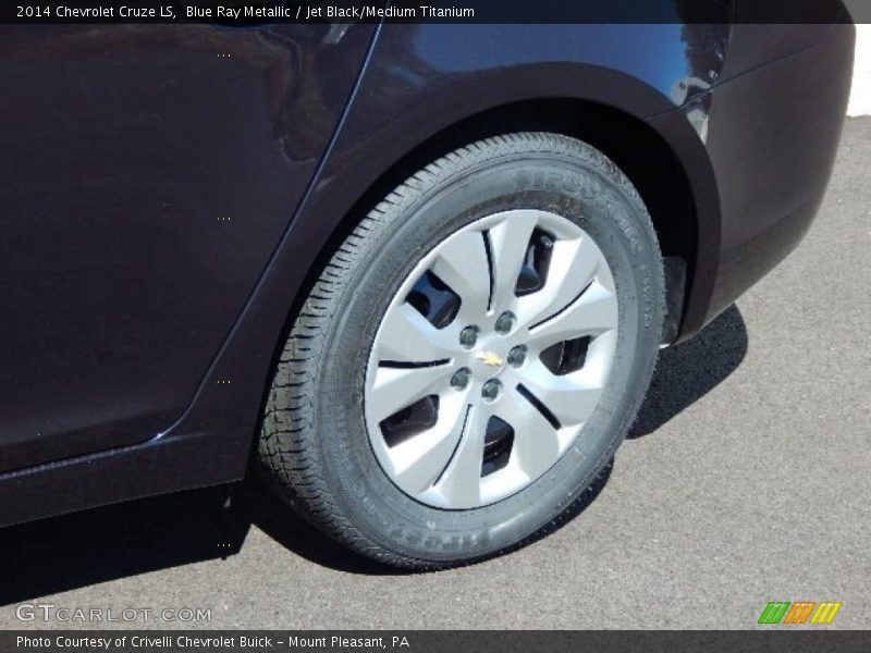 Blue Ray Metallic / Jet Black/Medium Titanium 2014 Chevrolet Cruze LS