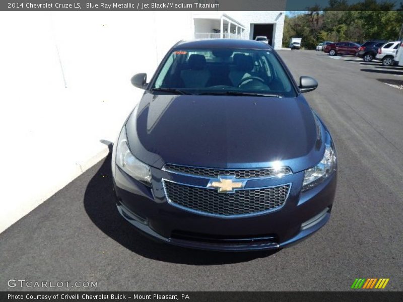 Blue Ray Metallic / Jet Black/Medium Titanium 2014 Chevrolet Cruze LS