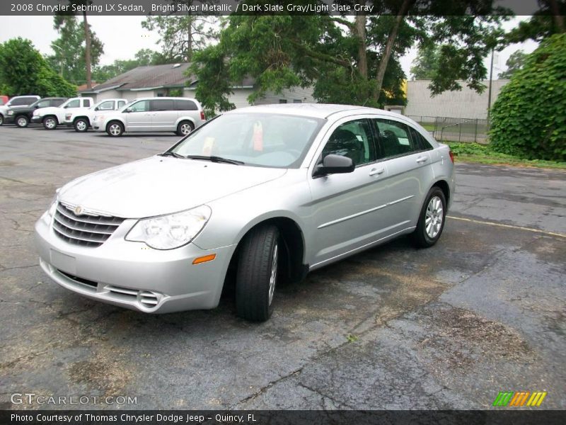 Bright Silver Metallic / Dark Slate Gray/Light Slate Gray 2008 Chrysler Sebring LX Sedan