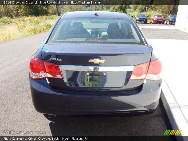 Blue Ray Metallic / Jet Black/Medium Titanium 2014 Chevrolet Cruze LS