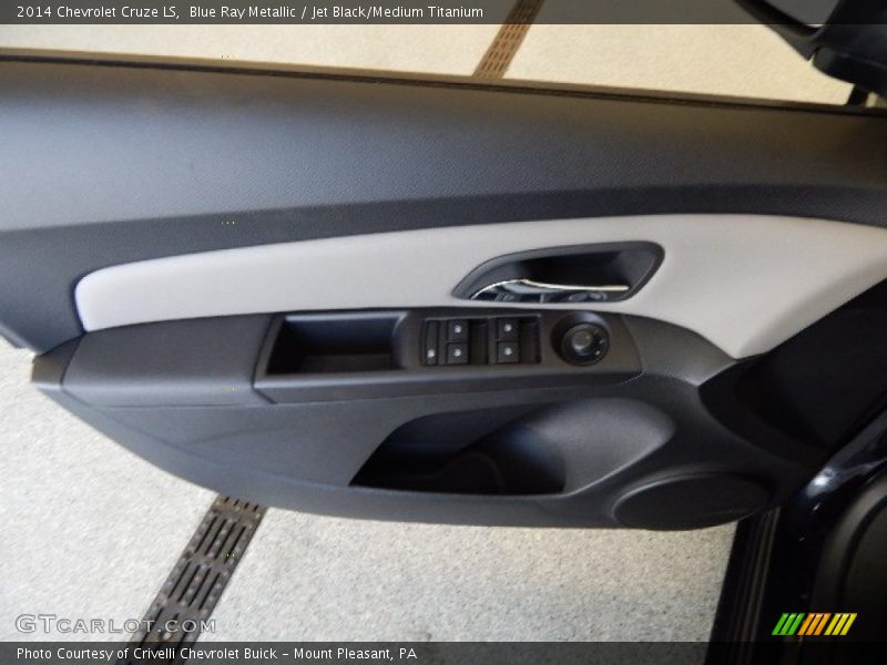 Blue Ray Metallic / Jet Black/Medium Titanium 2014 Chevrolet Cruze LS