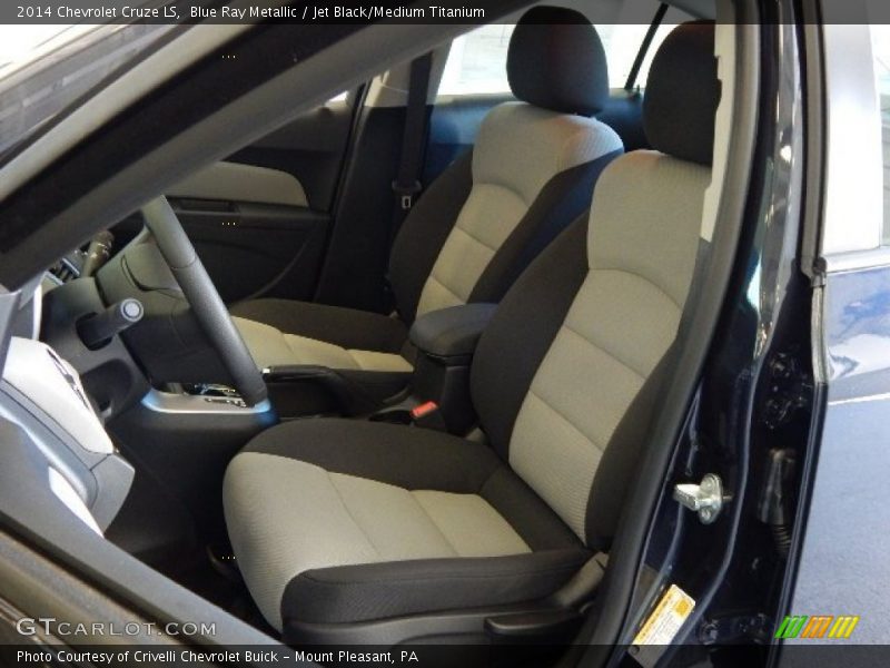 Blue Ray Metallic / Jet Black/Medium Titanium 2014 Chevrolet Cruze LS