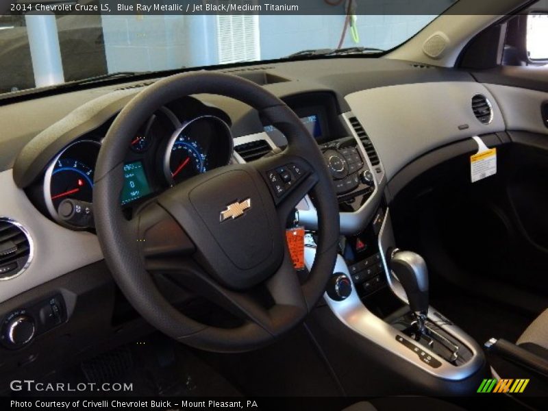 Blue Ray Metallic / Jet Black/Medium Titanium 2014 Chevrolet Cruze LS