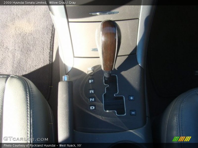 Willow Gray / Gray 2009 Hyundai Sonata Limited