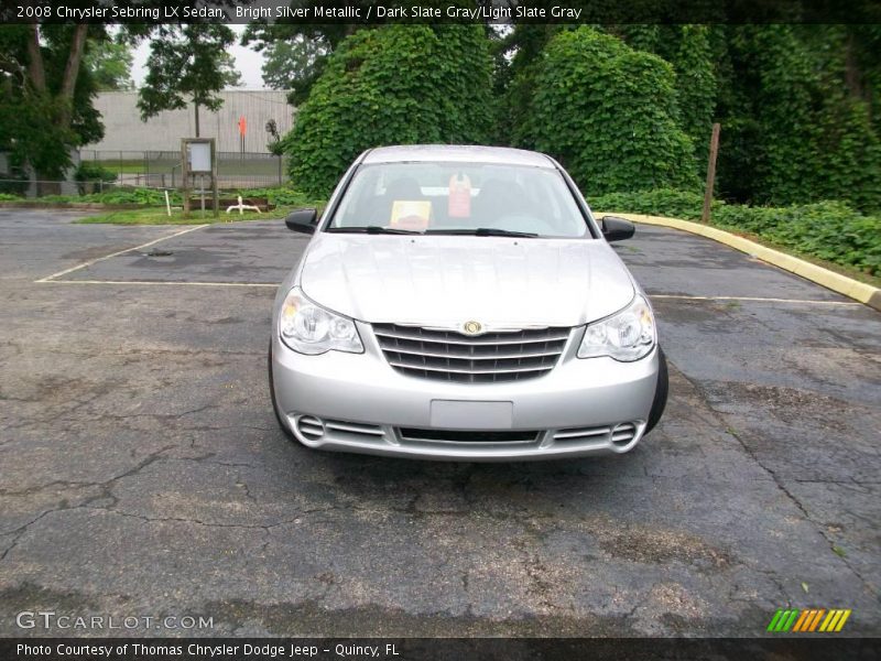 Bright Silver Metallic / Dark Slate Gray/Light Slate Gray 2008 Chrysler Sebring LX Sedan