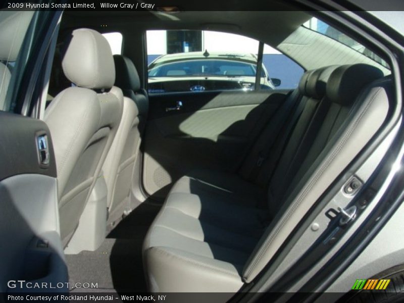 Willow Gray / Gray 2009 Hyundai Sonata Limited