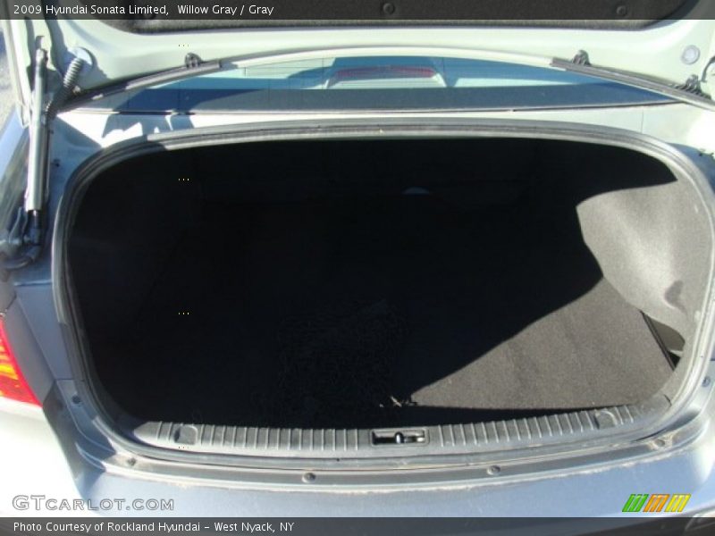 Willow Gray / Gray 2009 Hyundai Sonata Limited