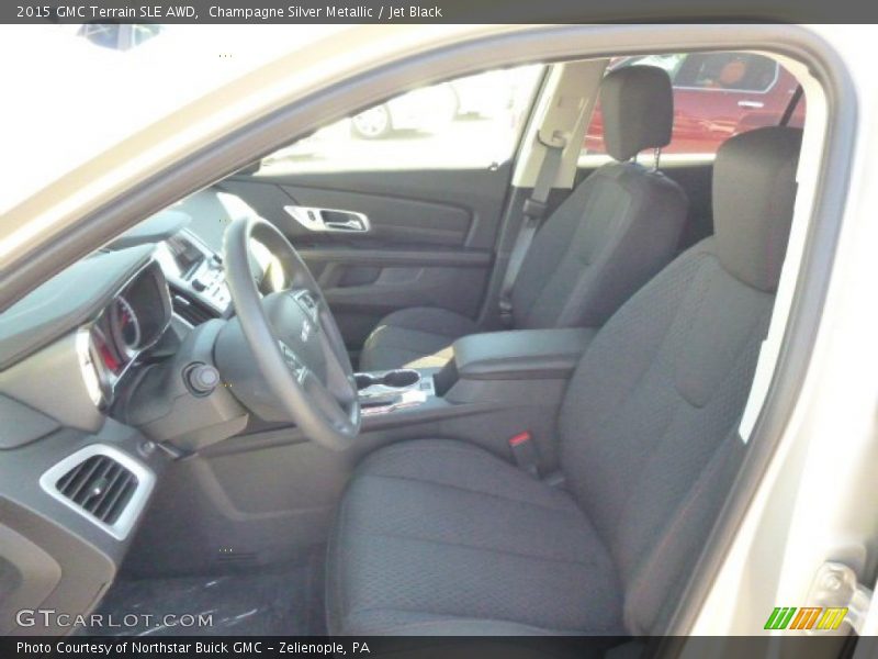 Champagne Silver Metallic / Jet Black 2015 GMC Terrain SLE AWD