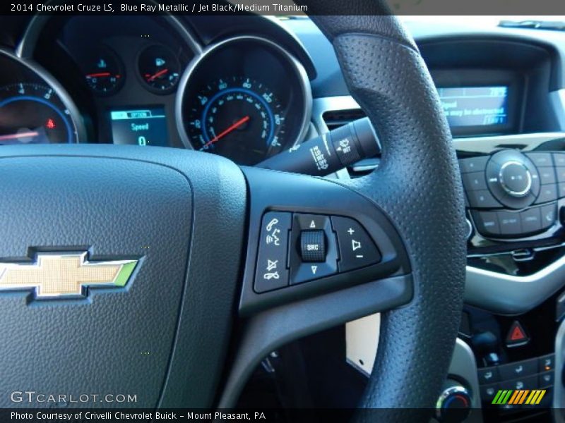 Blue Ray Metallic / Jet Black/Medium Titanium 2014 Chevrolet Cruze LS